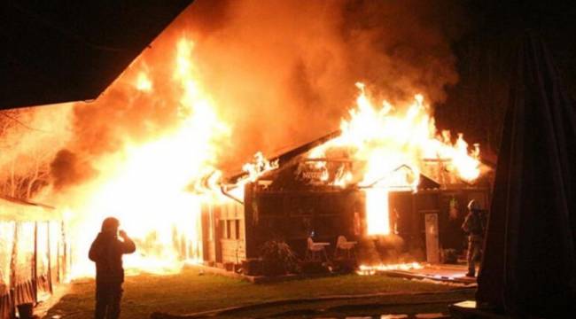 Boğaziçi Üniversitesi'ndeki kafeteryada yangın