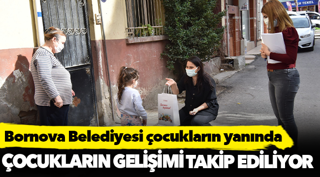 Bornova’da belediyeden eğitim alan miniklere hediye