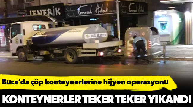 Buca Belediyesi’nden 7/24 temizlik mesaisi