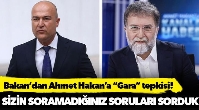 CHP'li Bakan'dan Ahmet Hakan'a, "Sizin soramadığınız soruları sorduk"