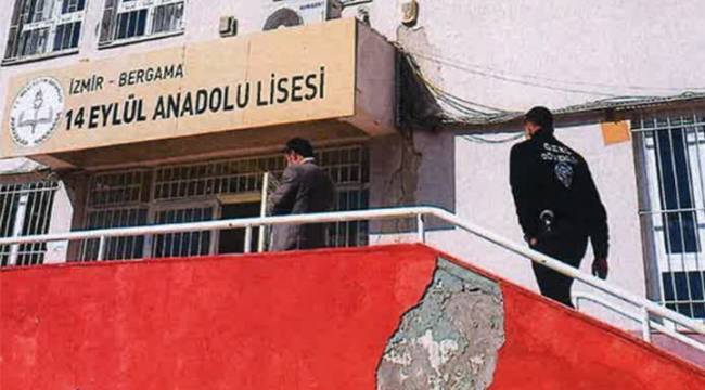 Depremde hasar gören lise eğitime açılıyor