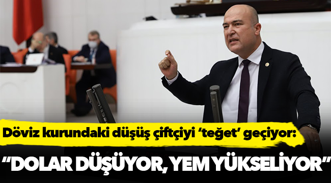 ‘Dolar düşüyor yem fiyatları düşmüyor’