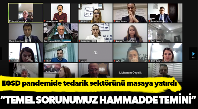 EGSD pandemide tedarik sektörünü masaya yatırdı