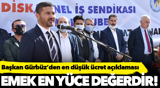 Foça Belediye Başkan Gürbüz'den en düşük ücret açıklaması