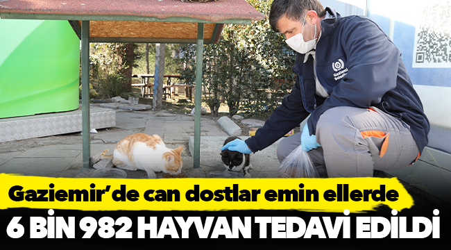 Gaziemir’de can dostlar emin ellerde