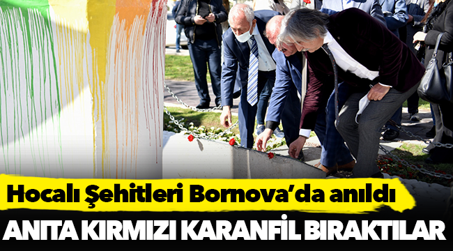 Hocalı Şehitleri Bornova’da anıldı