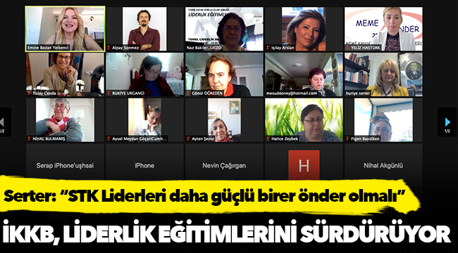 İKKB, liderlik eğitimlerini sürdürüyor