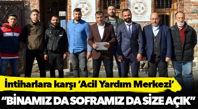 İntiharlara karşı ‘Acil Yardım Merkezi’