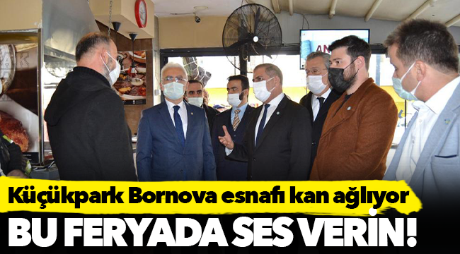 İYİ Parti'den Bornova'da esnaf ziyareti