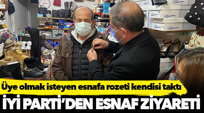 İYİ Parti'den Seferihisar'da esnaf ziyareti!