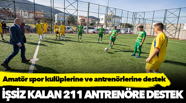 İzmir Büyükşehir Belediyesi’nden amatör spor kulüplerine ve antrenörlerine destek