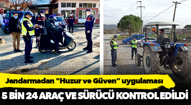 Jandarmadan "Huzur ve Güven" uygulaması