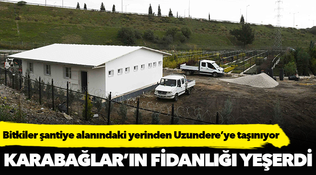 Karabağlar’ın fidanlığı yeşerdi