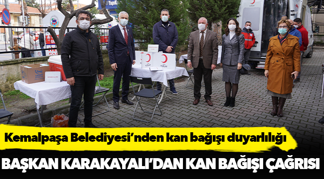 Kemalpaşa Belediyesi’nden kan bağışı duyarlılığı