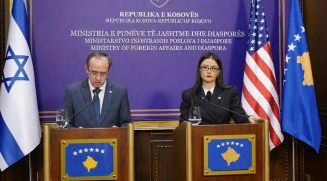 Kosova Kudüs'ü İsrail'in başkenti olarak tanıdı