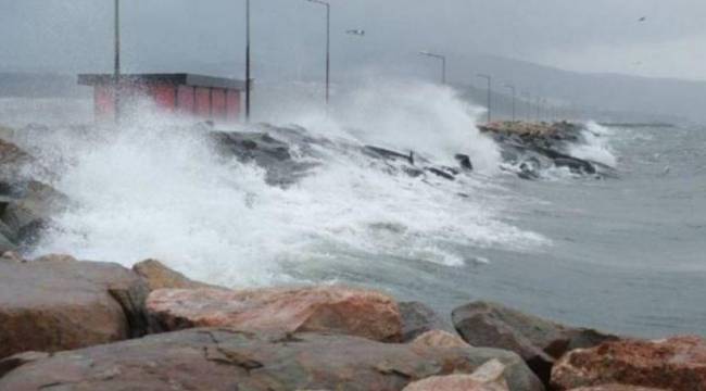 Meteoroloji'den Kıyı Ege ve Güney Marmara'da fırtına uyarısı
