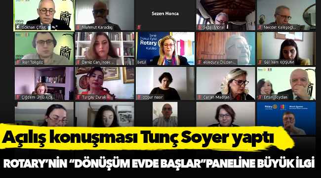 Rotary'nin "Dönüşüm Evde Başlar" paneline büyük ilgi!
