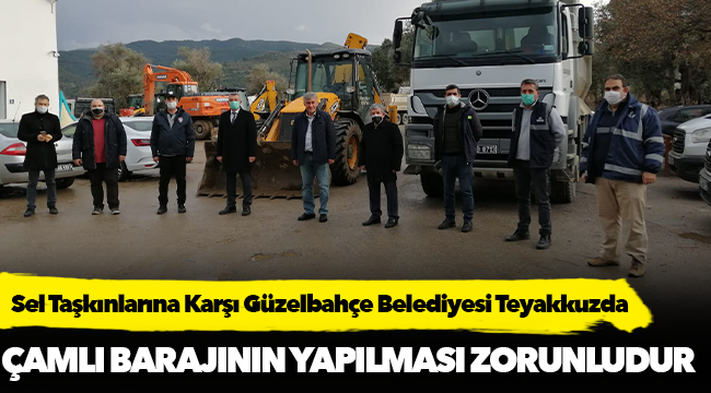 Sel Taşkınlarına Karşı Güzelbahçe Belediyesi Teyakkuzda