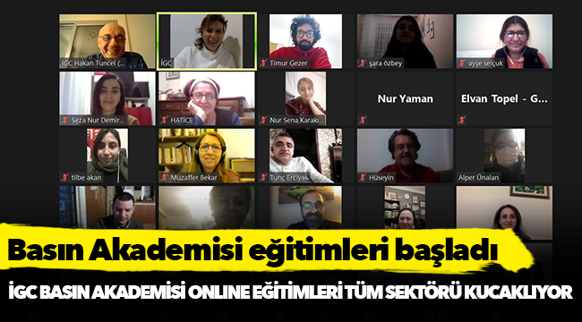Basın Akademisi eğitimleri başladı