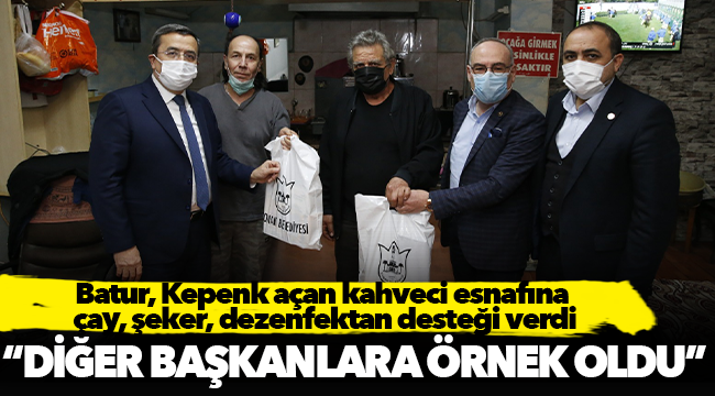 Başkan Batur sözünü tuttu