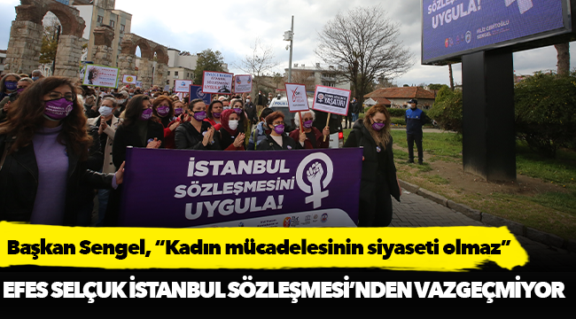 Başkan Sengel, “Kadın mücadelesinin siyaseti olmaz”