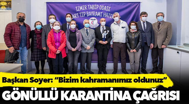 Başkan Soyer: “Bizim kahramanımız oldunuz”