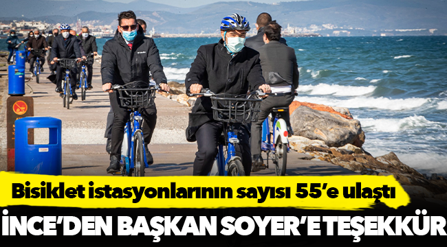 Bisiklet istasyonlarının sayısı 55’e ulaştı