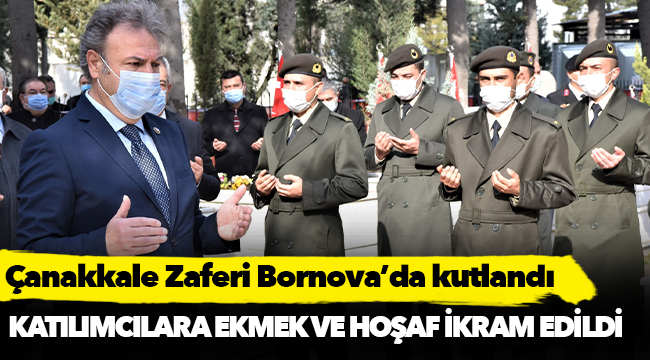 Çanakkale Zaferi Bornova’da kutlandı