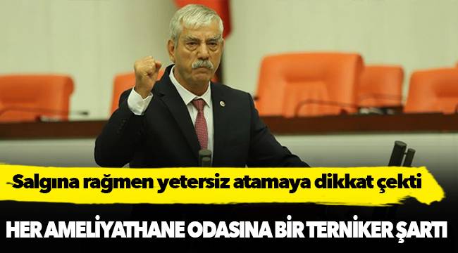 CHP'li Beko, ameliyathane teknikerlerinin istihdamını sordu