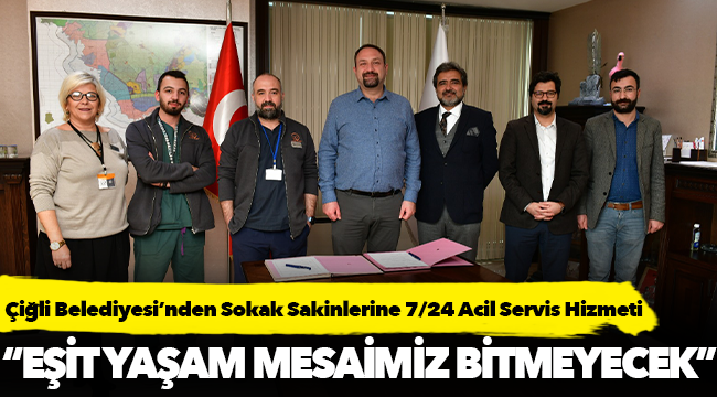 Çiğli Belediyesi’nden Sokak Sakinlerine 7/24 Acil Servis Hizmeti