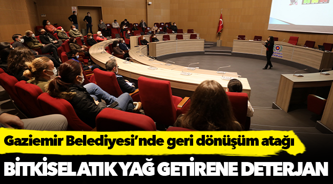 Gaziemir Belediyesi’nde geri dönüşüm atağı