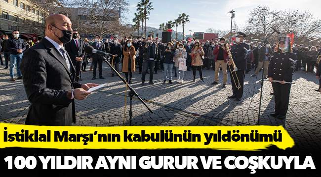 İstiklal Marşı’nın kabulünün yıldönümü kutlandı