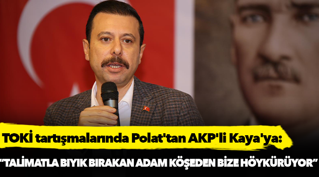 İzmir Büyükşehir Belediye Meclis Üyesi Polat&#039;tan AKP&#039;li Kaya&#039;ya: &quot;Talimatla bıyık bırakan adam köşeden bize höykürüyor&quot;