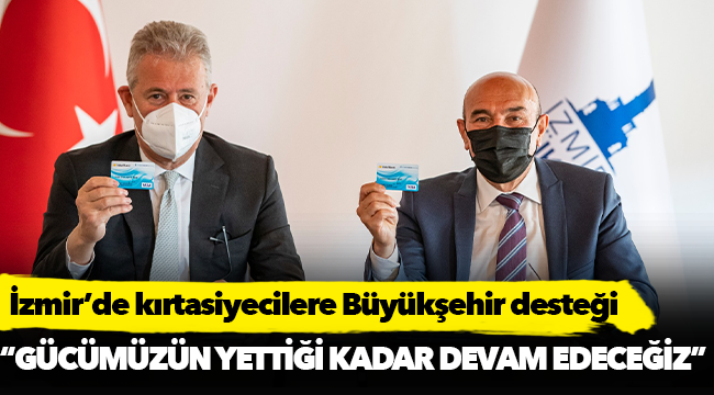 İzmir’de kırtasiyecilere Büyükşehir desteği