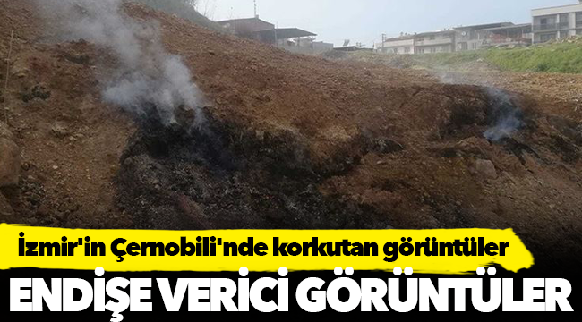 İzmir'in Çernobili'nde korkutan görüntüler