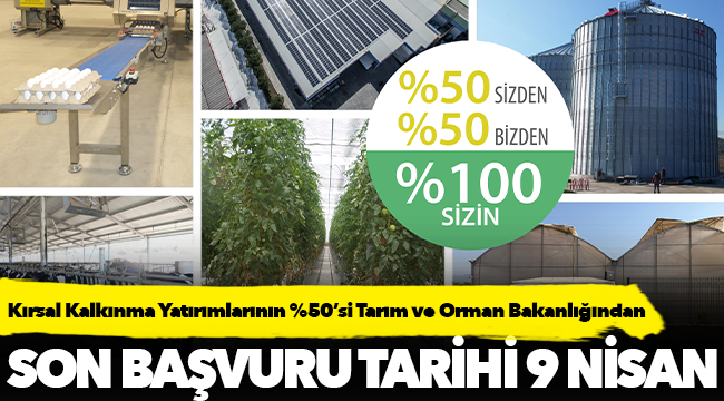 Kırsal Kalkınma Yatırımlarının %50’si Tarım ve Orman Bakanlığından