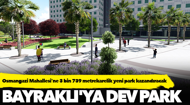 Osmangazi Mahallesi'ne 3 bin 739 metrekarelik yeni park kazandırılacak