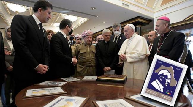 Papa ziyareti için basılan 'Kürdistan’ haritalı pulla ilgili AKP'den açıklama