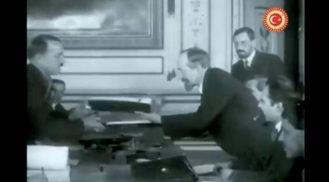 Sovyet Rusya ile TBMM hükümeti arasındaki tarihi anlaşmanın görüntüleri paylaşıldı