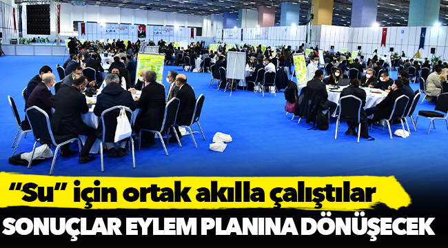 “Su” için ortak akılla çalıştılar