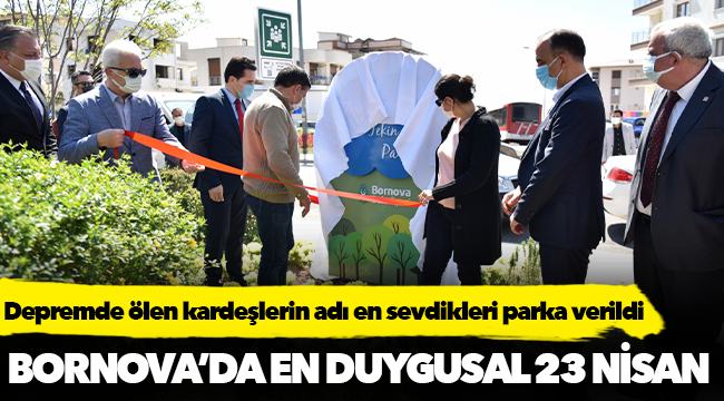 Bornova’da en duygusal 23 Nisan