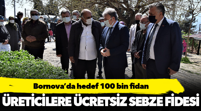 Bornova’da hedef 100 bin fidan