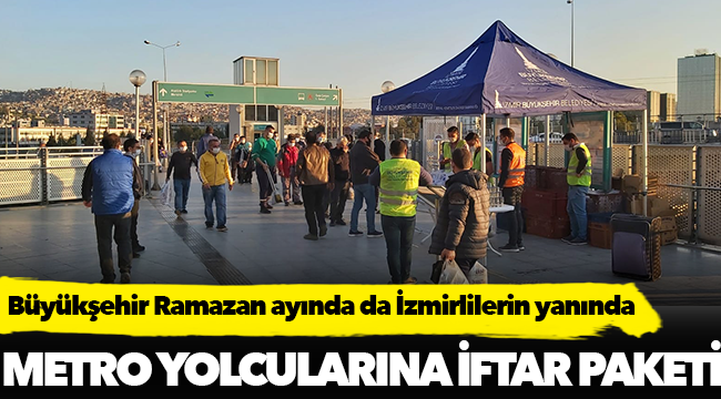 Büyükşehir Ramazan ayında da İzmirlilerin yanında