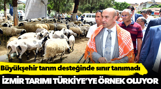 Büyükşehir tarım desteğinde sınır tanımadı