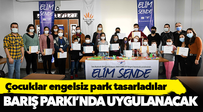 Çocuklar engelsiz park tasarladılar