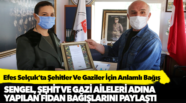 Efes Selçuk’ta Şehitler Ve Gaziler İçin Anlamlı Bağış