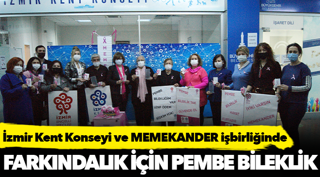 Farkındalık İçin Pembe Bileklik