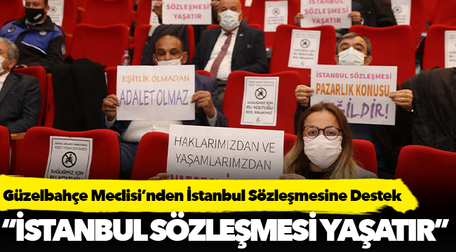 Güzelbahçe Meclisi’nden İstanbul Sözleşmesine Destek