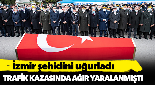 İzmir şehidini uğurladı