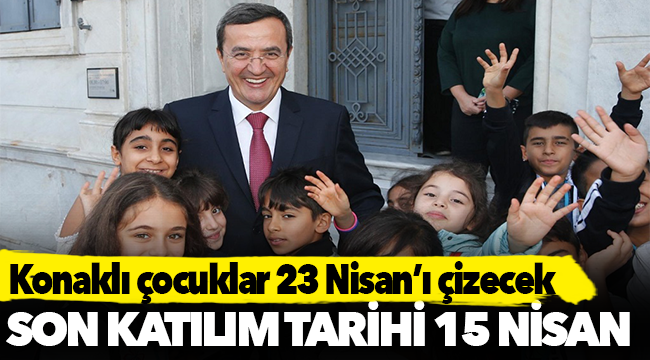 Konaklı çocuklar  23 Nisan’ı çizecek